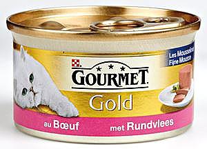 GOURMET GOLD BLIK MOUSSE RUND 85 GR