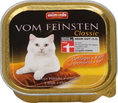 Feinsten Cat Adult Gev+Kalf 100 Gr