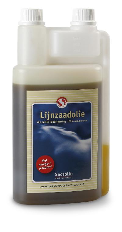 SECTOLIN LIJNZAADOLIE 1 LTR (INCL. MAATBEKER)