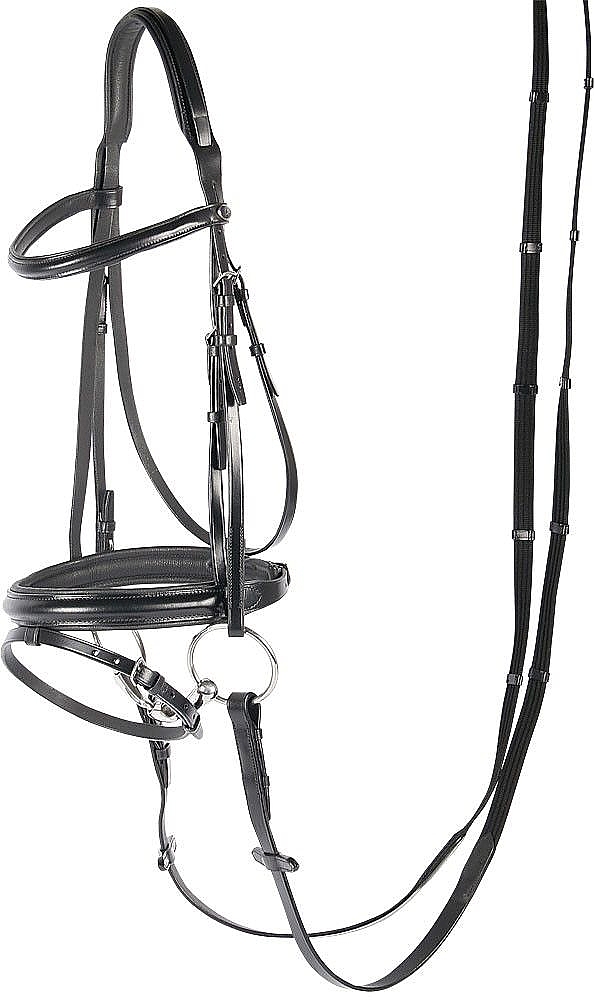 HOOFDSTEL LUXE GECOMBINEERD SHETLAND ZWART