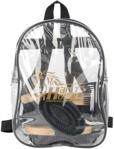 BACKPACK GROOMING KIT ZWART