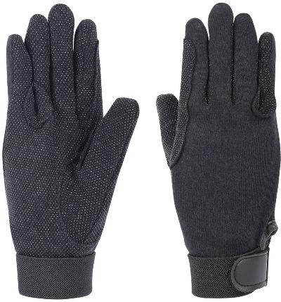 HANDSCHOENEN KATOEN XS ZWART