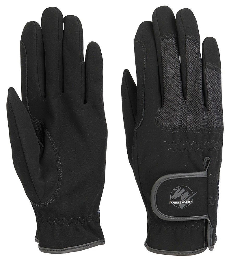 HANDSCHOENEN DOMY/MESH L ZWART