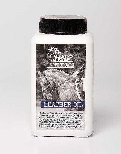 LEDEROLIE/BIJENWAS MET KWAST (500 ML.) AANTAL