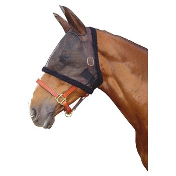 VLIEGENMASKER MET OREN ZWART XS