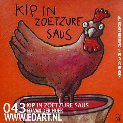 KIP IN ZOETZURE SAUS
