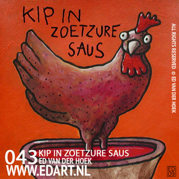 EDART KIP IN ZOETZURE SAUS