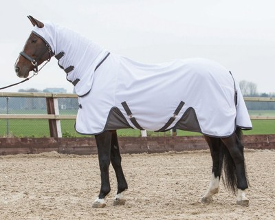 FLYPROTECTION DEKEN MET HALS 195CM WIT