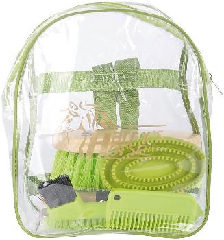 Backpack grooming kit  groen