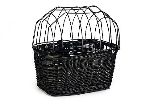 Bz Riet Fietsmand +Kap Zwart 43X34x44