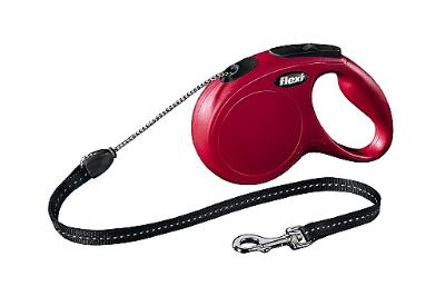 FLEXI ROLLIJN NEW CLASSIC KOORD ROOD M/5 METER TOT 20KG