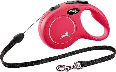 FLEXI ROLLIJN NEW CLASSIC KOORD ROOD S/8 METER TOT 12KG