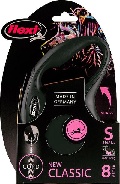 FLEXI ROLLIJN NEW CLASSIC KOORD ZWART S/8 METER TOT 12KG