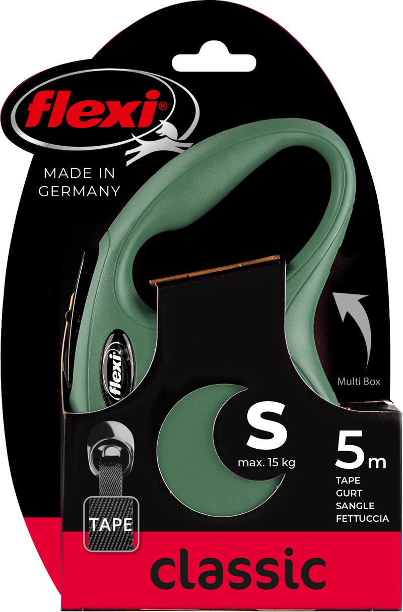 FLEXI ROLLIJN CLASSIC TAPE S 5M OLIJFGRN