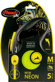 Flexi New Classic Neon geel Koord M 5M