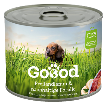 Goood Mini Junior Vrije Uitloop Lam & Forel 200 Gr