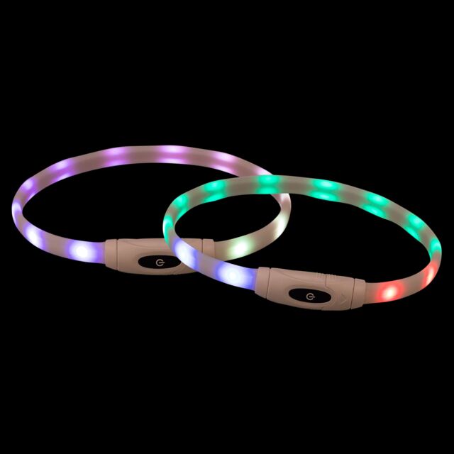 Flash Lichtgevende Band USB Maat: XS–XL, 65 cm/