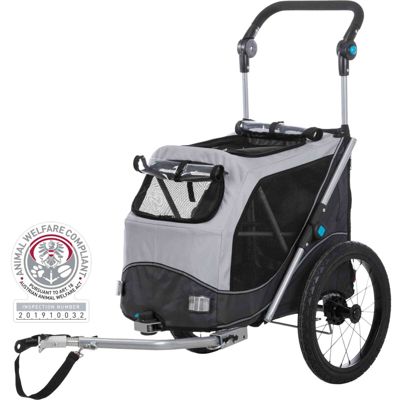 TRIXIE HONDENFIETSKAR OPVOUWBAAR S 58X93X74 GRIJS