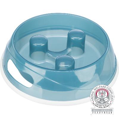 TRIXIE VOERBAK SLOW FEED ASS 27CM 1,5LTR