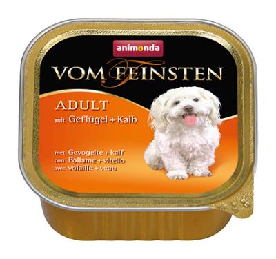 FEINSTEN DOG ADULT GEV+KALF 22X150 GR