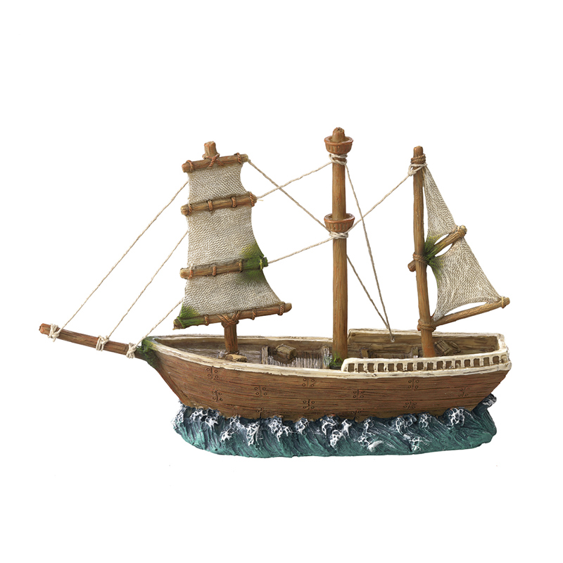 AQUA D ELLA ZEILSCHIP 2 23X6,5X15CM