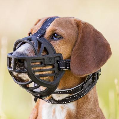 TRIXIE MUILKORF MUZZLE FLEX SILICOON L ZWART