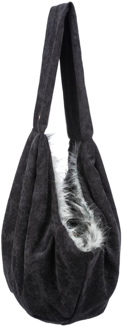 BUIKDRAGER SOFT 22X20X60 CM ZWART/GRIJS