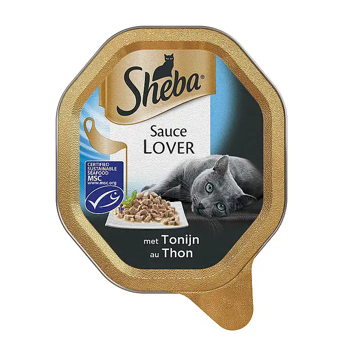 Sheba Sauce Lovers Alu Tonijn 85 Gr