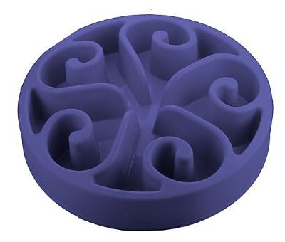 EAT SLOW LIVE LONGER SMALL BLAUW
