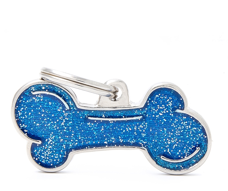 MYFAMILY BONE BIG MYFAMILY GLITTER BLUE ST