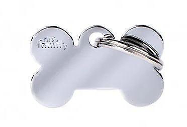 Myfamily Bone Small Chromed Brass For Tag Machine St