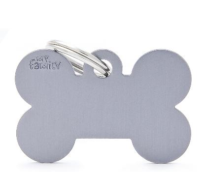 Myfamily Bone Big Alluminum Grey For Tag Machine St