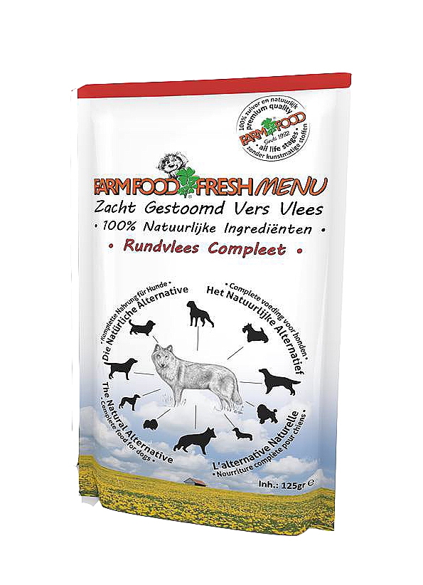 FARM FOOD FRESH MENU RUND 125 G