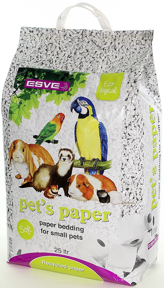 PET'S PAPER BEDDING 25 LTR