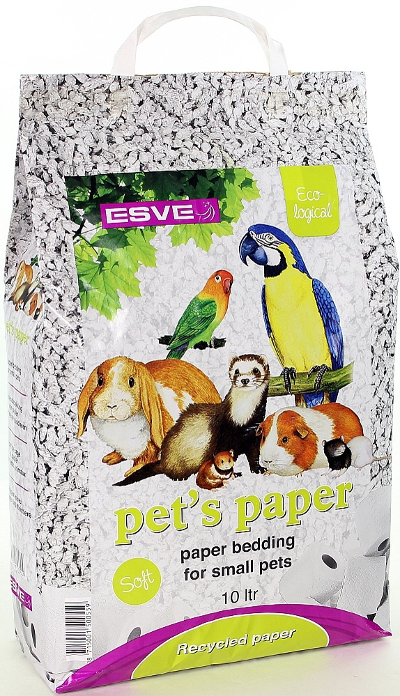 PET'S PAPER BEDDING 10 LTR