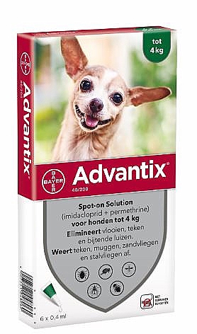 ADVANTIX 40 (0-4KG) 4PIP