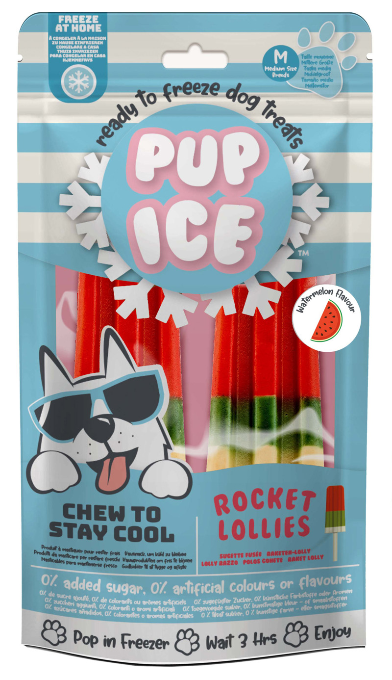 PUP ICE HOND IJSJE RAKET WATERMELOEN