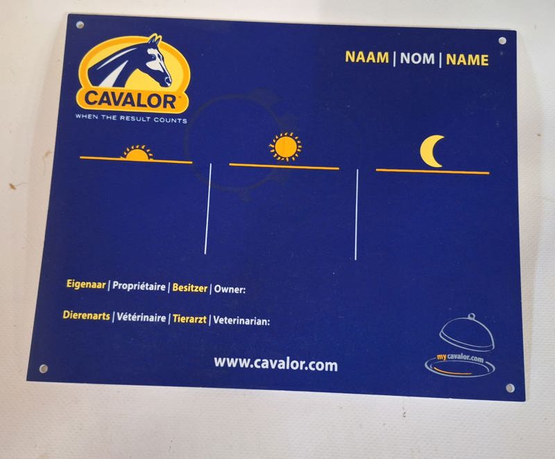 CAVALOR STALBORD PER STUK