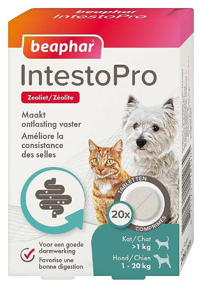 BEAPHAR INTESTOPRO HOND<20KG/KAT 20 ST