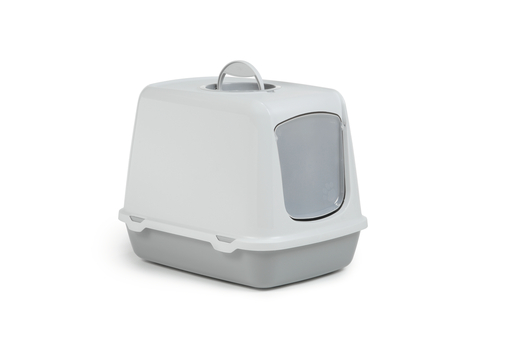 KATTENBAK OSCAR GRS/WIT 50X37X39