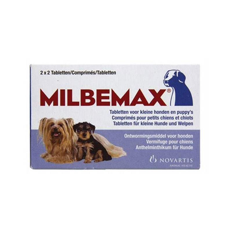 MILBEMAX TABLETTEN PUPPY/KLEINE HOND < 5KG 4 TABL.