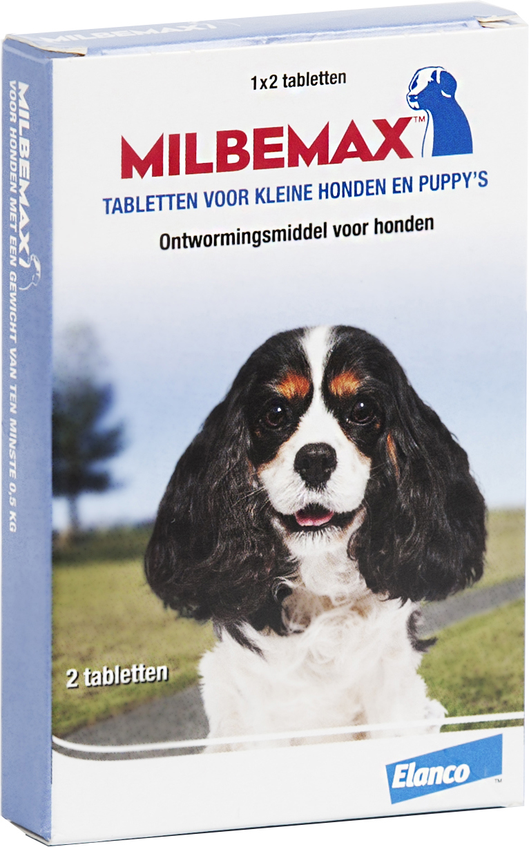 MILBEMAX TABLETTEN PUPPY/KLEINE HOND < 5KG 2 TABL.