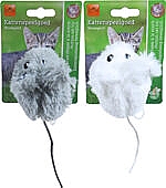 BIBBER MUIS 8CM PLUCHE ASSORTIE