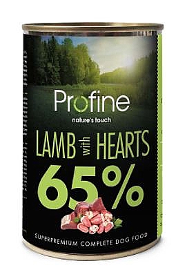 PROFINE 65% LAMB & HEARTS 400GR