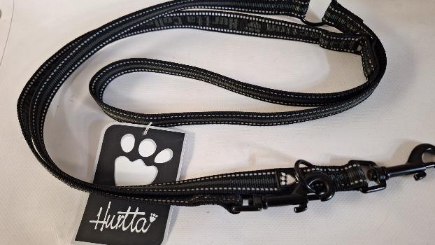 Hurtta Training Leash 2/200Cm Zwart