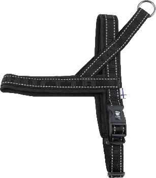 HURTTA HARNESS CASUAL RAVEN 90CM ZWART