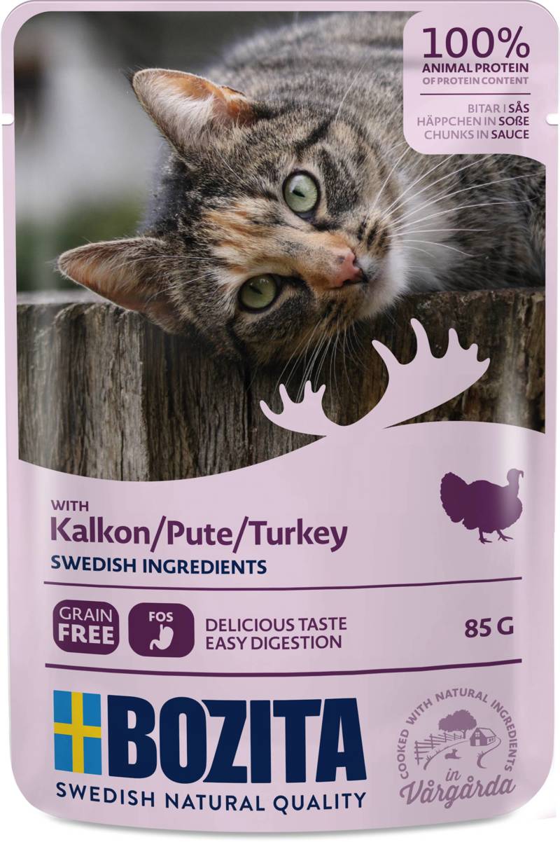 BOZITA FELINE POUCH TURKEY 12X85 GR