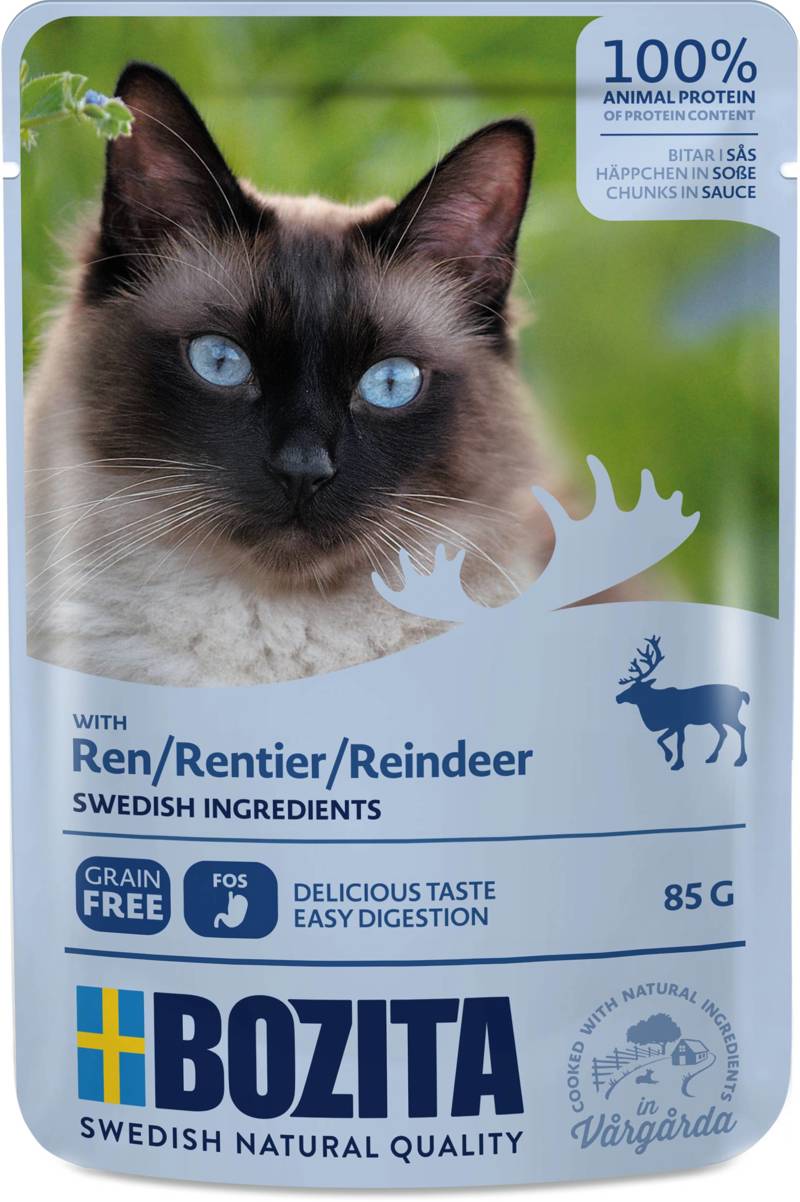 BOZITA FELINE POUCH REINDEER 12X85 GR