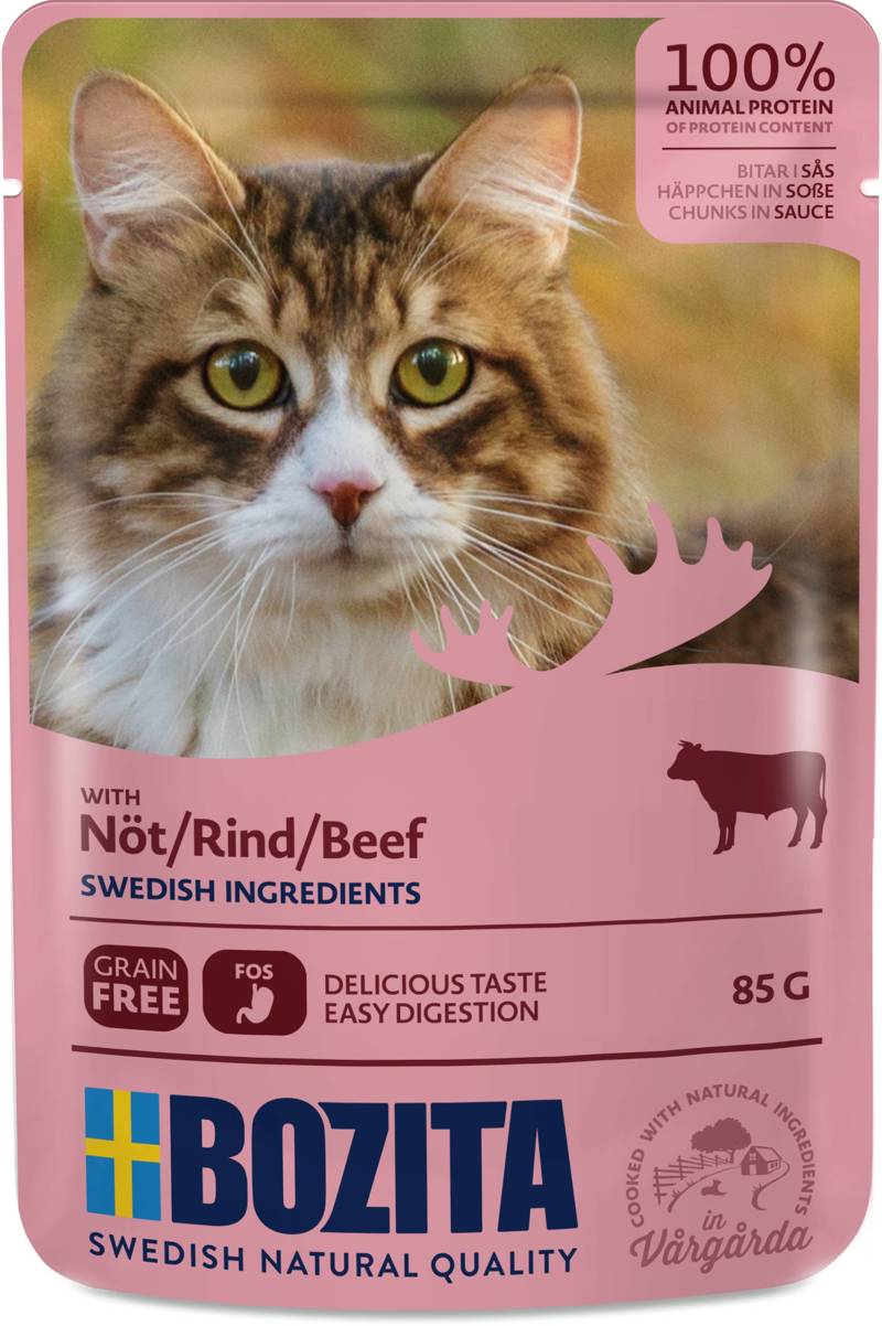 BOZITA FELINE POUCH BEEF 12X85 GR