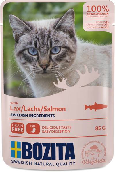BOZITA FELINE POUCH SALMON 12X85 GR